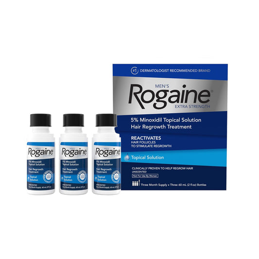 Rogaine for men minoxidil 5% Foam 3 Months [Exp: 09/2027]